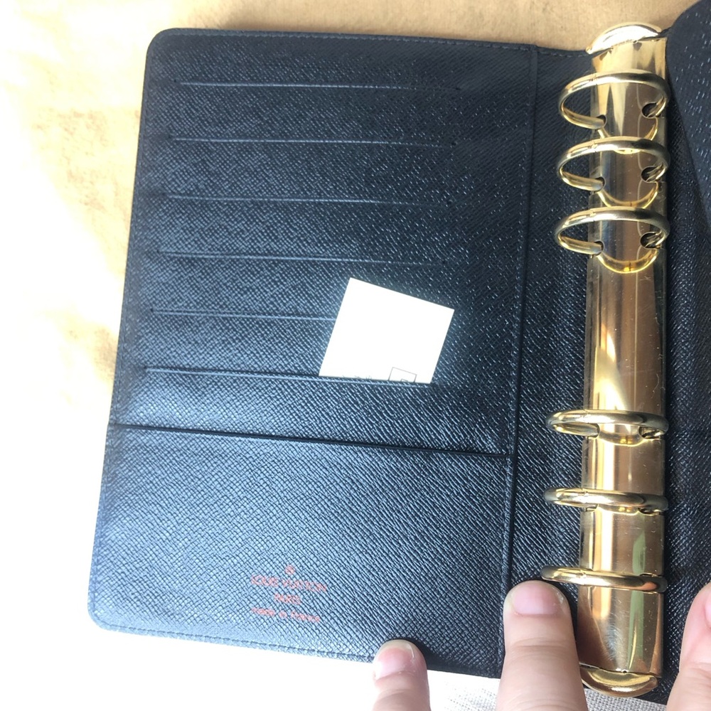 LOUIS VUITTON Red Epi Leather Notebook Agenda Passport Cover MM - Picture 3 of 16